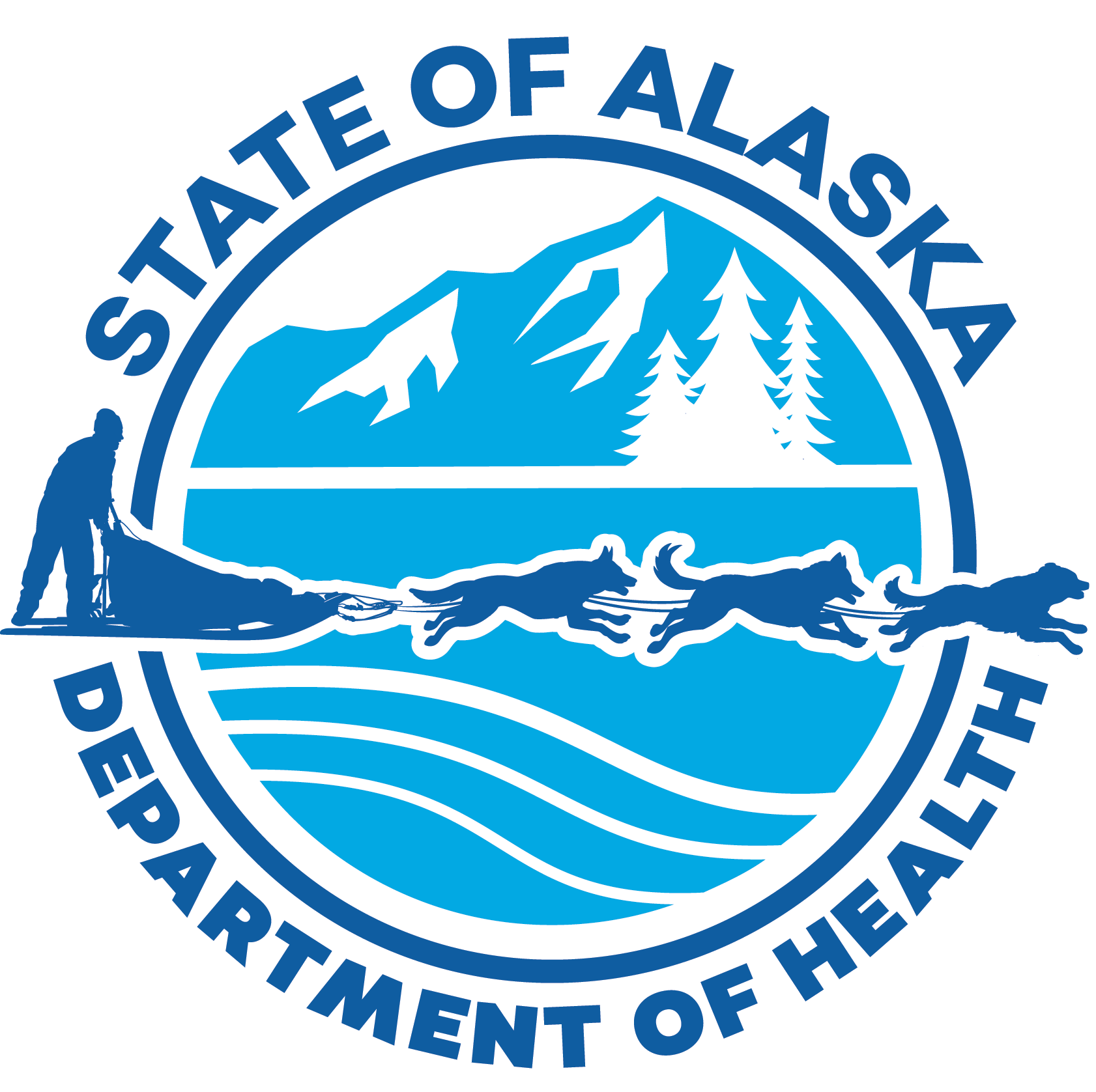 White Back Alaska Logo
